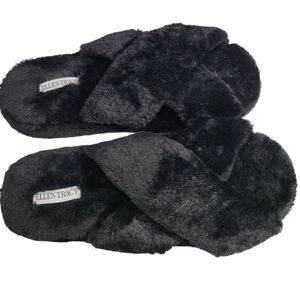 Ellen Tracy house slippers Sz XL